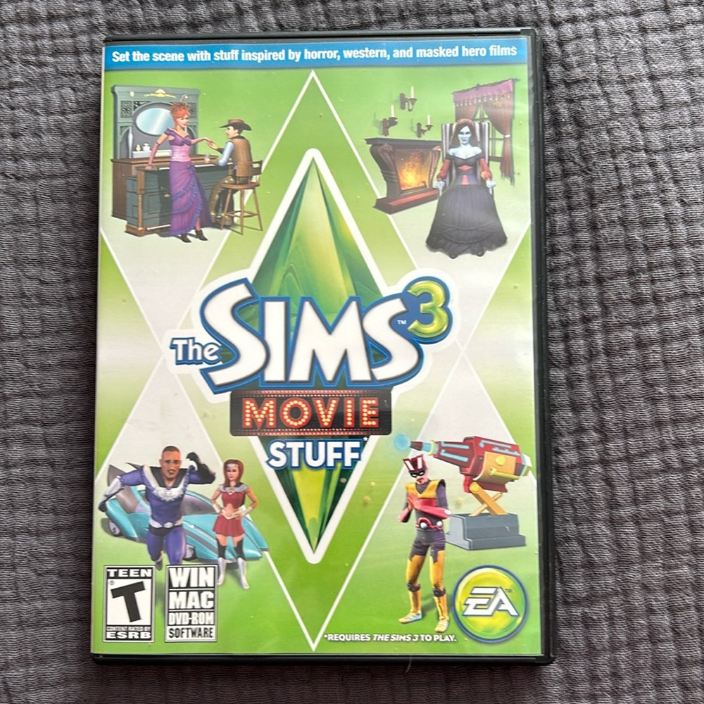 The Sims3 Movie Stuff DVD-ROM game